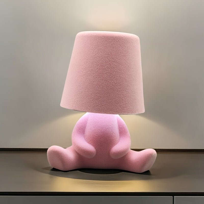 1pc, Colorful Creative Felt Lamp, Home Decor Table Lamp, Bedroom Living Room Ornament, LED Rechargeable with Touch Switch, Adjustable Brightness, Three-Color Dimming, Artistic Display, Bedside Ambiance Night Light, Perfect for Holiday Gifts, Dining Bar