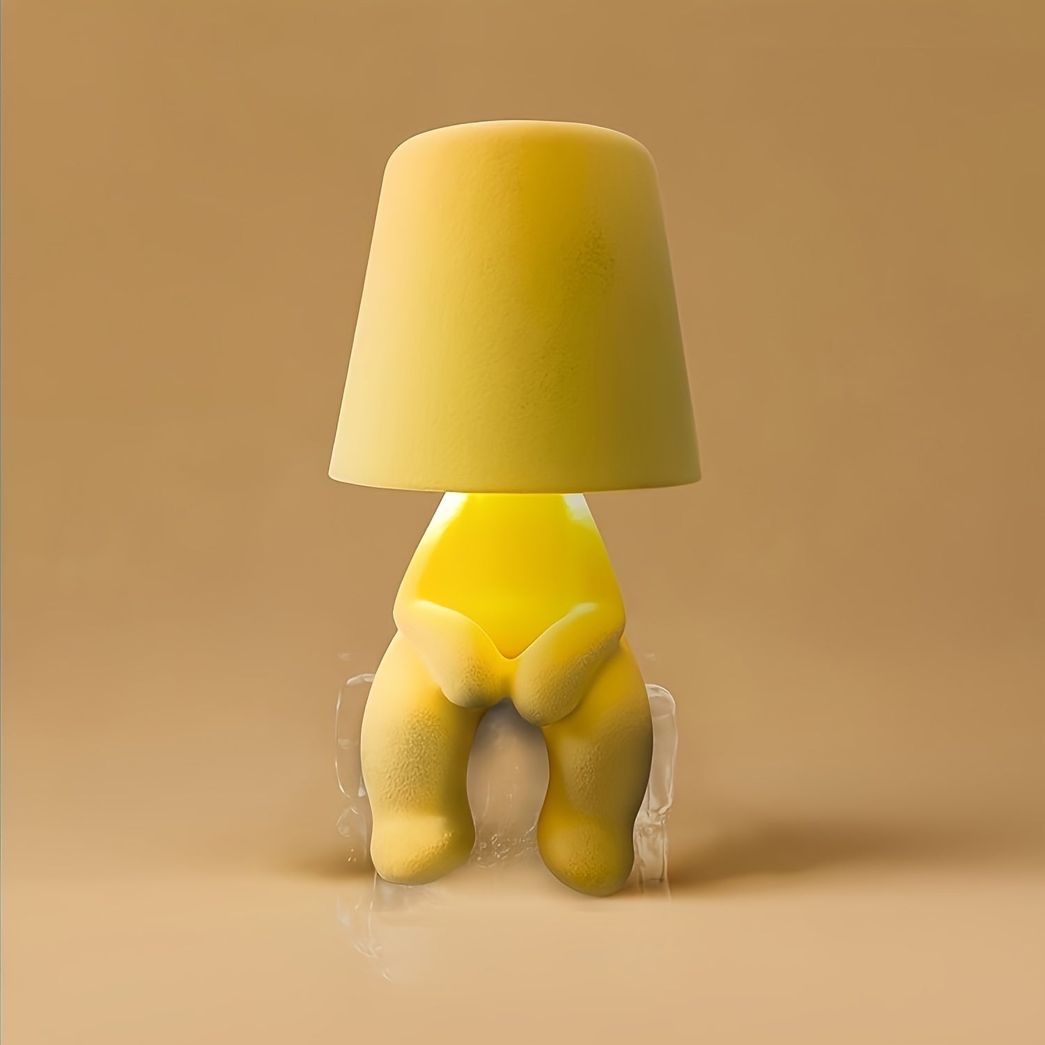 WattUp Rechargeable LED Plush Table Lamp - Colorful Cartoon Animal Design, USB-Powered Soft Night Light for Bedroom, Living Room, Dining & Bar Decor, Cute Lights, Playful Lampshade, Decorative Lampshade