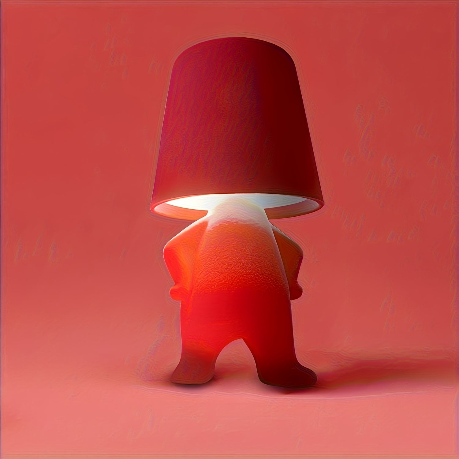 WattUp Rechargeable LED Plush Table Lamp - Colorful Cartoon Animal Design, USB-Powered Soft Night Light for Bedroom, Living Room, Dining & Bar Decor, Cute Lights, Playful Lampshade, Decorative Lampshade