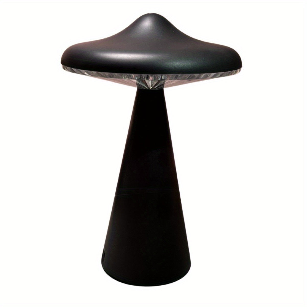 UFO Mushroom Table Lamp - Modern Dimmable Desk Light with Rechargeable Battery, Cute Camping Atmosphere for Bedroom, Night Light for Bedside or Restaurant Decor, Camping Decor | Modern Desk Lamp | Plastic Construction, Desk Lamps for Bedroo